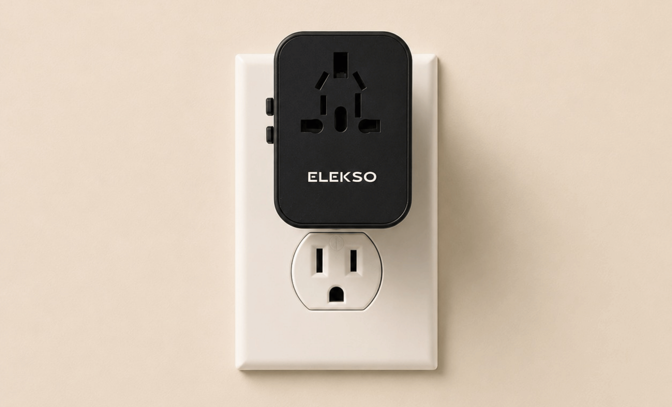 Elekso® 2A3C Fast-Charge Wereldstekker