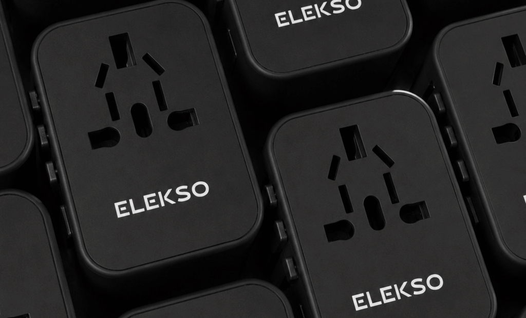 Elekso® 2A3C Fast-Charge Wereldstekker