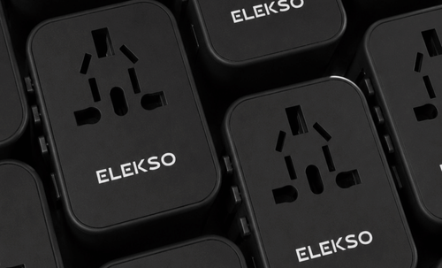 Elekso® 2A3C Fast-Charge Wereldstekker